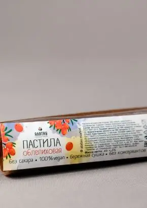 Пастила облепиховая (без сахара) 45 г Пастила облепиховая (без сахара) 45 г