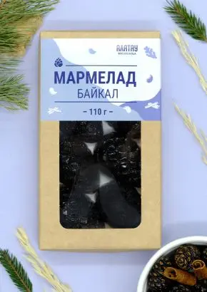 Мармелад "Байкал" в крафтовой коробке, 110г Мармелад "Байкал" в крафтовой коробке, 110г