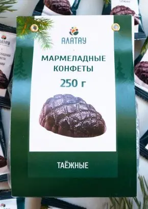 Мармелад сосновый Таежный, 250 гр Мармелад сосновый Таежный, 250 гр