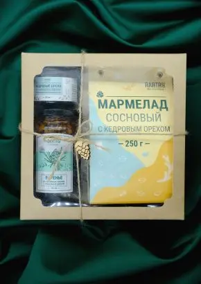 Подарочный набор «Кедровый» 4 в 1 Подарочный набор «Кедровый» 4 в 1