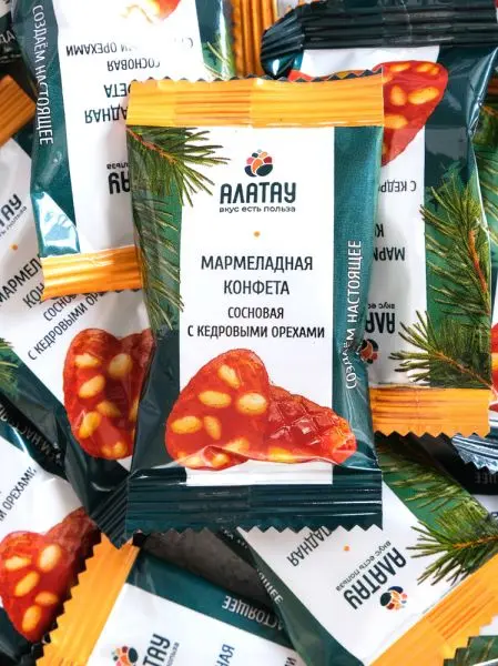 Мармелад сосновый с Кедровыми орешками, 1 кг Мармелад сосновый с Кедровыми орешками, 1 кг