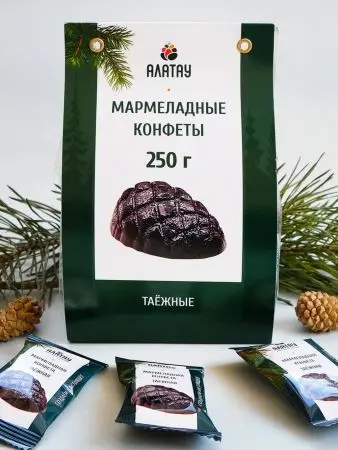 Мармелад сосновый Таежный, 250 гр