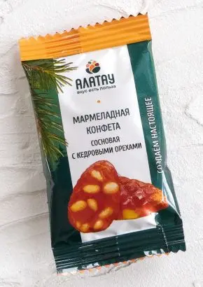Мармелад сосновый с кедровыми орешками, 1 кг Мармелад сосновый с кедровыми орешками, 1 кг