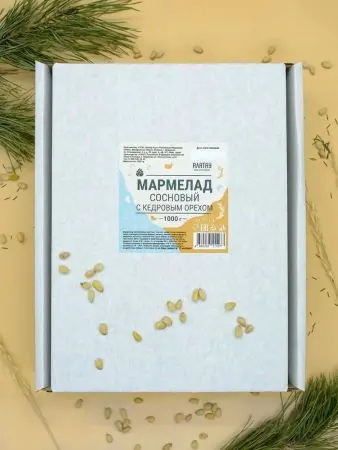 Мармелад сосновый с Кедровыми орешками, 1 кг Мармелад сосновый с Кедровыми орешками, 1 кг