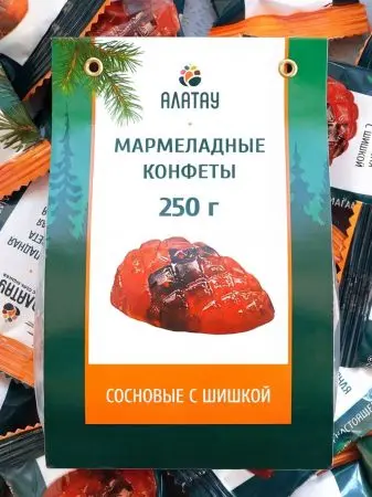 Мармелад с сосновой шишкой, 250 гр Мармелад с сосновой шишкой, 250 гр