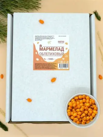 Мармелад ягодный Облепиховый, 1кг Мармелад ягодный Облепиховый, 1кг